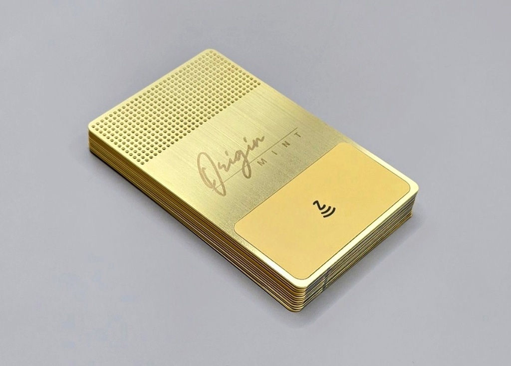 Tarjeta Be Smart (+ NFC) (Brushed Gold Pattern)
